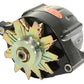 Powermaster PM8-57141 Black Smooth Finish Ford Alternator 140 Amp 1 Wire Internal Regulator Single V GroOve Pulley