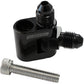 Aeroflow Performance Products AF64-2188BLK Dual Swivel GM LS Water Cross Over Adapter 2 x -4AN Male