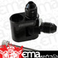 Aeroflow AF64-2188BLK Dual Swivel GM LS Water Cross Over Adapter 2 x -4AN Male