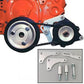 Powermaster PM8-882 Drag Race 100 Amp Black Alternator Kit suit Chev BB 396-454