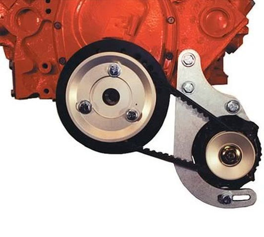 Powermaster PM8-895 Drag Race 50 Amp Black Alternator Kit suit Chev BB 396-454