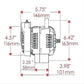 Powermaster PM8118 xs Volt 100 Amp Alternator - Natural