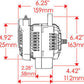 Powermaster PM8158 Black Denso xs Volt Race Alternator 160 Amp 1 Wire No Pulley