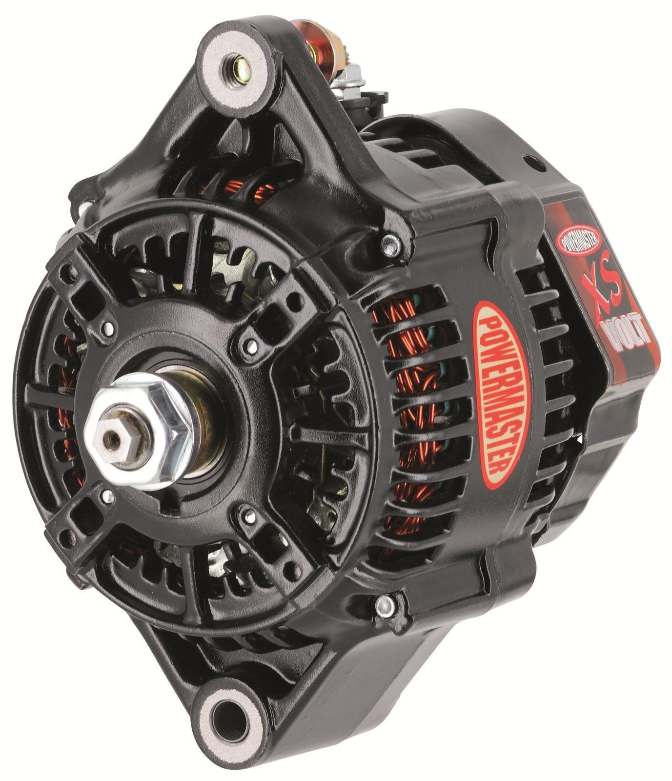 Powermaster PM8158 Black Denso xs Volt Race Alternator 160 Amp 1 Wire No Pulley