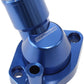 Billet 45Â° Swivel Thermostat Housing, Blue Finish (Suit Ford 289-351W)