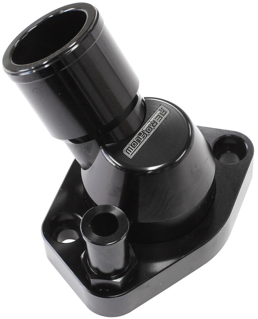Billet 45Â° Swivel Thermostat Housing, Black Finish (Suit Ford 289-351W)