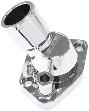 Billet 45Â° Swivel Thermostat Housing, Chrome Finish (Suit Ford 289-351W)