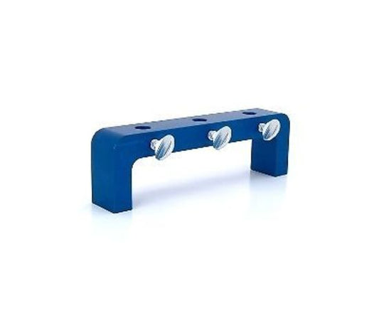 POWERHOUSE PRODUCTS STANDARD 3-HOLE DECK BRIDGE POW101310 TOP BLUE ANODISED