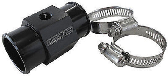 Aeroflow AF64-2234 1-11/32" 34mm Water Temp Hose Adapter W/ 1/8" NPT Gauge Port