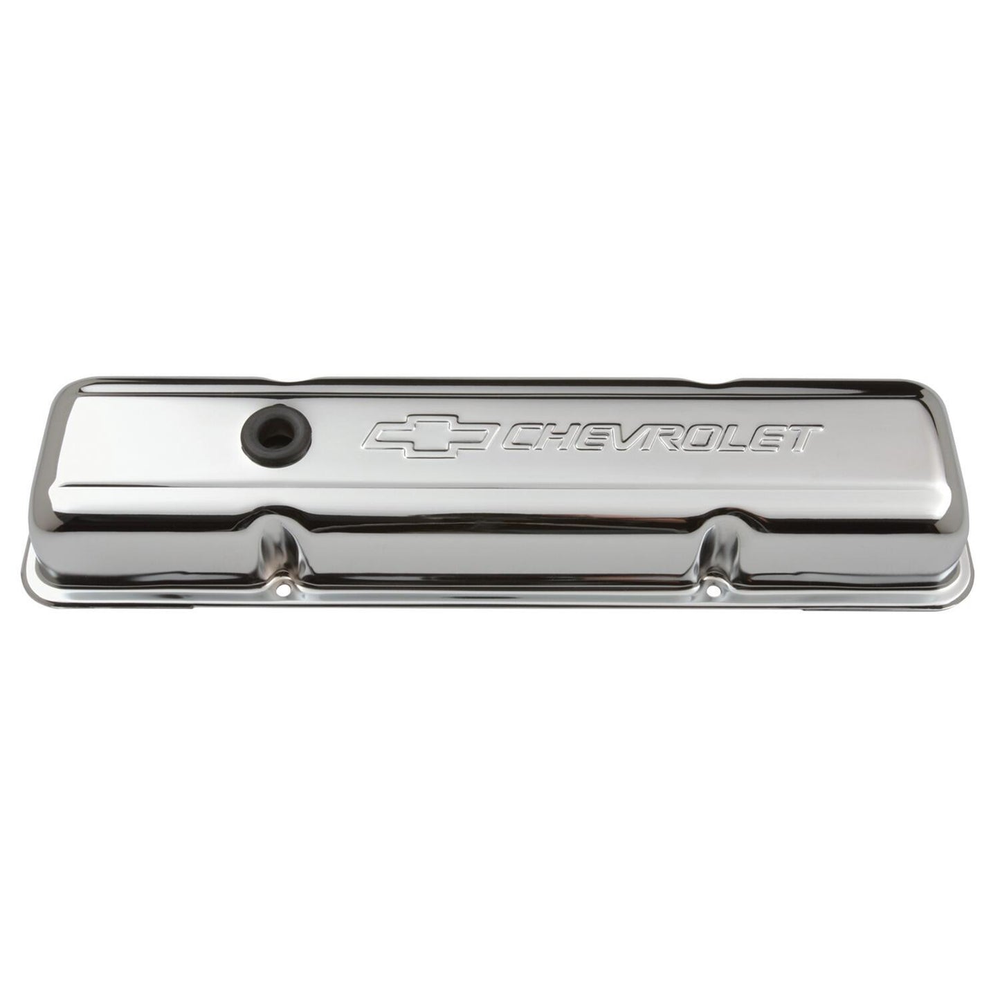 Proform PR141-102 Chrome Valve Covers Chev SB 283-400 Cid STD HEIght Bowtie Logo