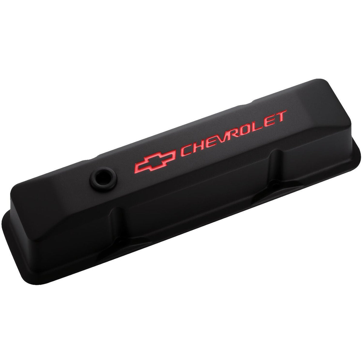 Proform Parts | PR141-116 | Tall Alloy Valve Covers Black w/ Logo suit Chev SB V8