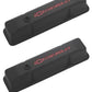 Proform Parts | PR141-116 | Tall Alloy Valve Covers Black w/ Logo suit Chev SB V8