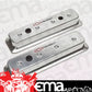 Proform PR141-130 Polished Alloy Tall Valve Covers Chev Logo Chev SB 1986-On Pr 141-130