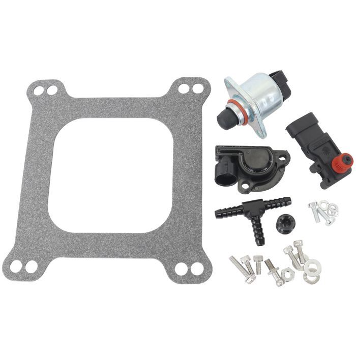 Aeroflow AF64-2251BLK Cast Aluminium 4 Barrel 1000CFM Throttle Body Black Finish suit 4150/4500