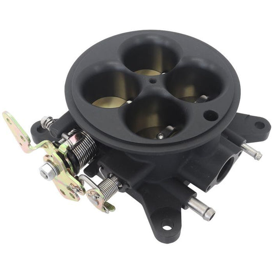 Aeroflow AF64-2251BLK Cast Aluminium 4 Barrel 1000CFM Throttle Body Black Finish suit 4150/4500