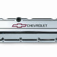 Proform PR141-140 Tall Alloy Valve Covers Chrome w/ Logo suit Chev BB V8