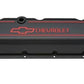 Proform PR141-141 Tall Alloy Valve Covers w/ Logo Black suit Chev BB V8