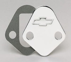 Proform PR141-211 Bowtie Chrome Fuel Pump Block Off Plate suit Chev BB V8
