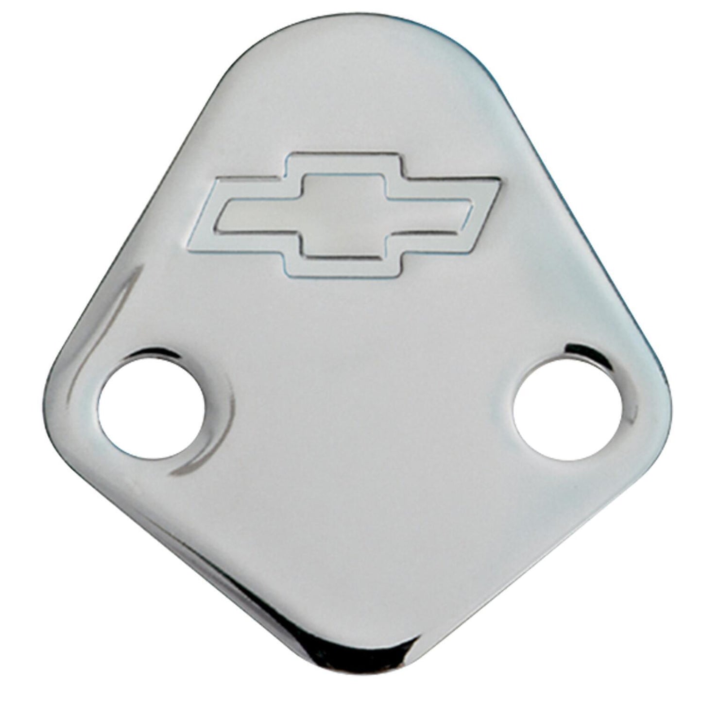 Proform PR141-211 Bowtie Chrome Fuel Pump Block Off Plate suit Chev BB V8
