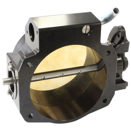 Aeroflow Performance AF64-2270BLK Billet 105mm Throttle Body - Black Finish Suit GM LS Series. Uses Standard Idle & TPS