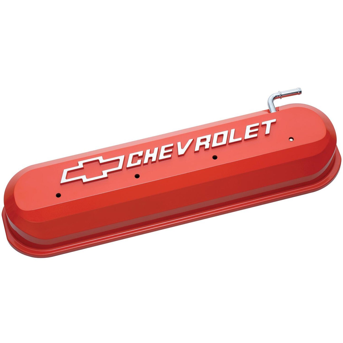 Proform PR141-261 Cast Aluminium Valve Covers w/ Raised Chevrolet Logo suit LS Series Engines Chev Orange