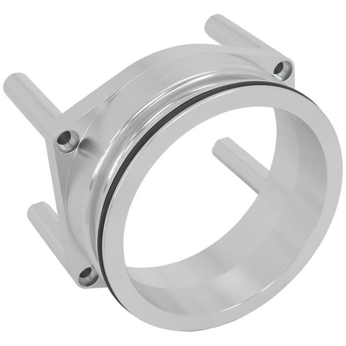Aeroflow Performance AF64-2272 95mm Throttle Body Intercooler Adapter - Silver Finish Suit AF64-2272 and AF64-2272BLK Throttle Body