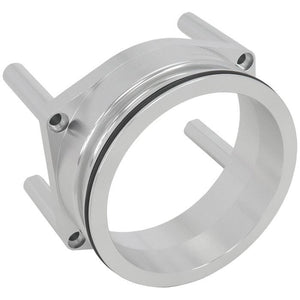 Aeroflow Performance AF64-2272 95mm Throttle Body Intercooler Adapter - Silver Finish Suit AF64-2272 and AF64-2272BLK Throttle Body
