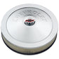 Proform PR141-302 14" Classic Chrome Air Filter Assembly w/ Chev Logo