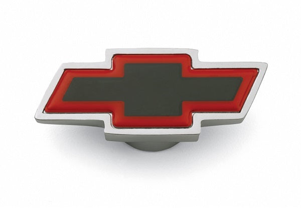 Proform PR141-322 Air Cleaner Wing Nut Small Chrome Chevrolet Bowtie w/ Black/Red Emblem