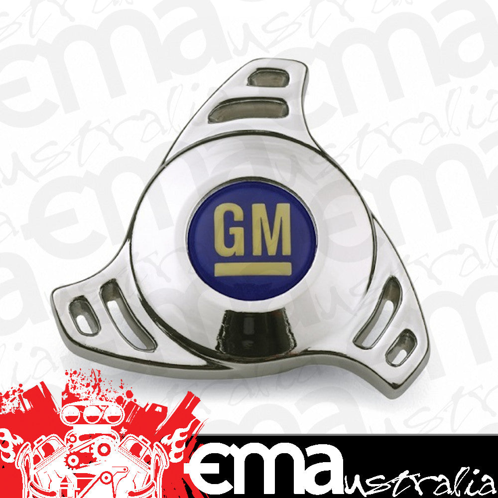 Proform PR141-327 Air Cleaner Wing Nut Large Hi-Tech w/ Chevrolet Gm Insert Blue/White