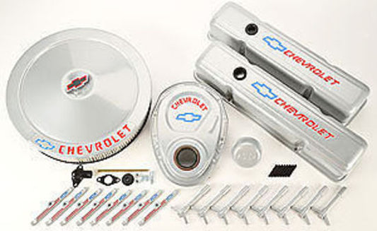 Proform PR141-360 Chev Small Block Gen I Engine Dress Up Kit High Tech Grey