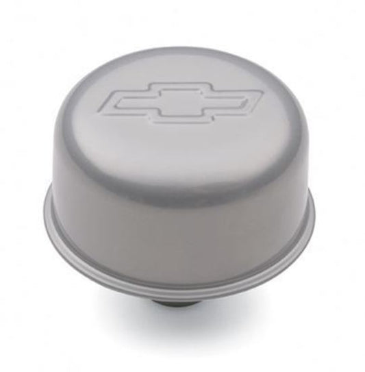 Proform PR141-365 Chevrolet Bowtie Emblem Metallic Gray Push-In Air Breather Cap 3' Diameter