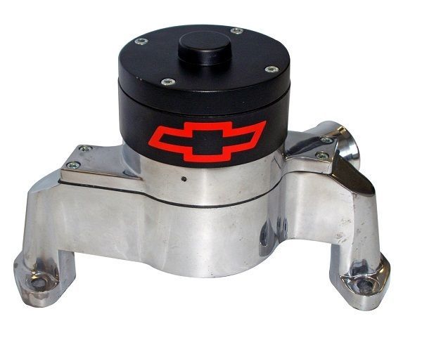 Proform PR141-654 35GPM Electric Water Pump Polished w/ Logo suit Chev SB V8