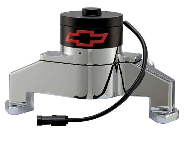 Proform PR141-671 Billet Electric Water Pump Chrome BB Chev w/ Bowtie Emblem