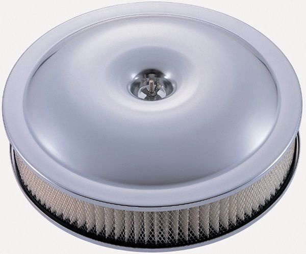 Proform PR141-691 14 x 3" Aluminium Air Cleaner Clear Anodized Recessed Base