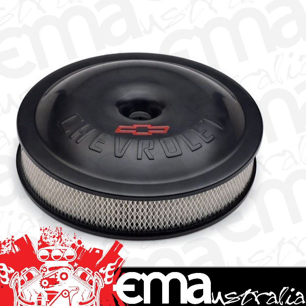 Proform PR141-692 14" Super-Light Aluminum Air Cleaner Black w/ Bowtie Logo