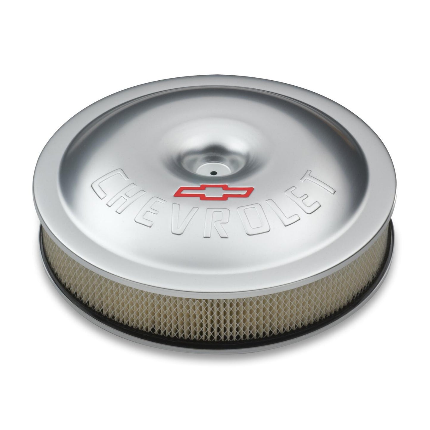 Proform PR141-693 14" Super-Light Aluminum Air Cleaner Silver w/ Bowtie Logo