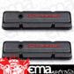 Proform PR141-712 Chevrolet & Bowtie Emblem' S/B V8 Stamped Valve Covers Tall w/Baffle Carbon-Style