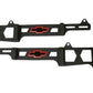 Proform PR141-714 Ignition Lead Separators Black Crinkle SB Chev w/ Bowtie Emblem (pair)