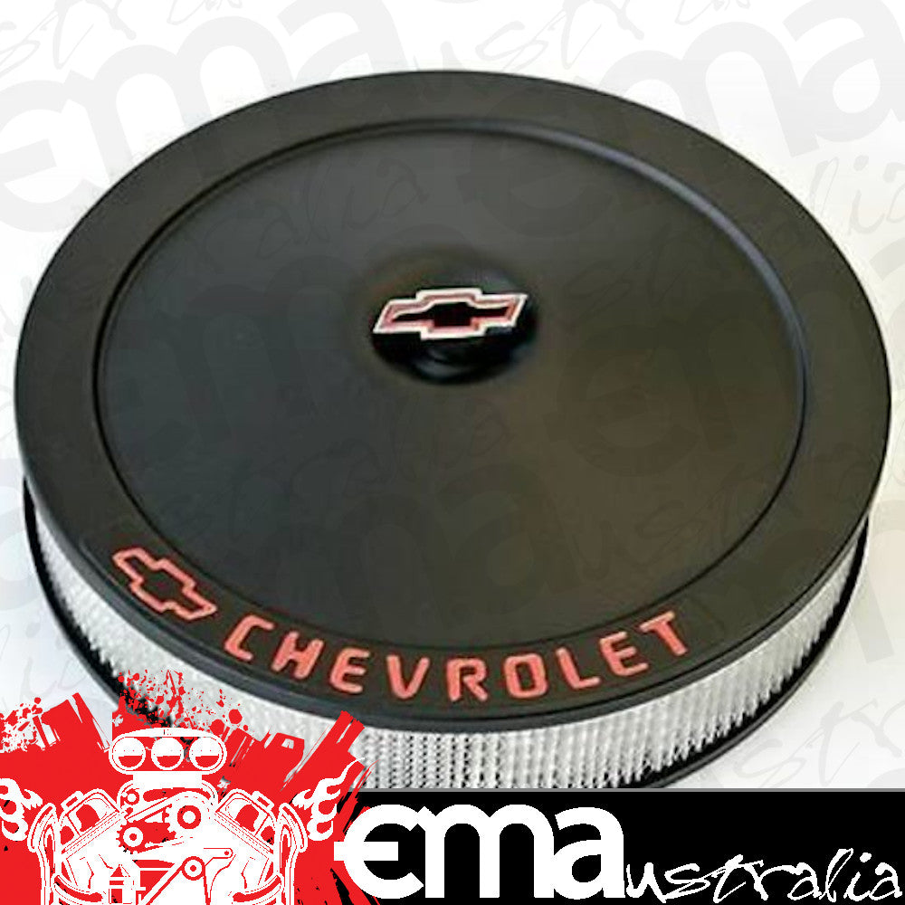 Proform PR141-752 14" x 3" Classic Gm Air Filter Assembly Black Crinkle Finish