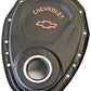 Proform PR141-753 Chev Bowtie Black Timing Cover Chev Small Block 262-400 C.I.D