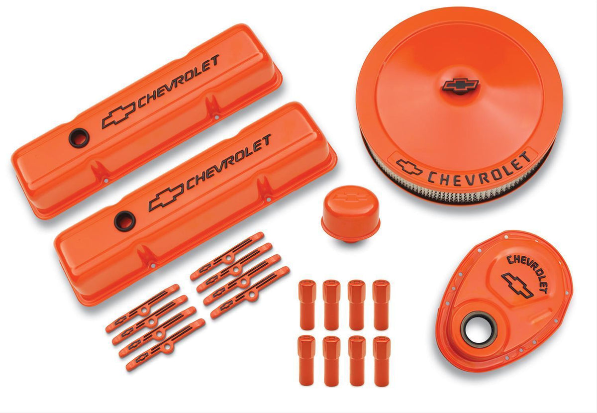 Proform PR141-780 Orange Engine Dress Up Kit suit Chev SB 262-400 Vb