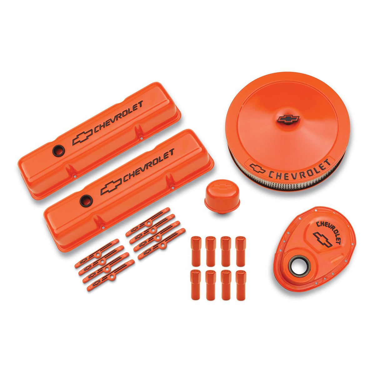 Proform PR141-780 Orange Engine Dress Up Kit suit Chev SB 262-400 Vb