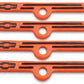 Proform PR141-782 Chevrolet Bowtie Emblem V/C Hold-Down Clamps Orange Chevrolet S/B V8 & V6/90 Thru 1986