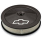 Proform PR141-790 Chevrolet Bowtie Emblem 14' Classic Air Cleaner Kit Black Genuine Carbon Fiber Tall Air Filter And Base Included