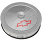 Proform PR141-793 14x3" Air Cleaner Dropped Base Silver Carbon Fiber Bowtie Logo