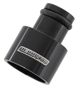Aeroflow AF64-2885-1 ID Injector Adapter Short Suit 11mm Fuel Rail Black Each