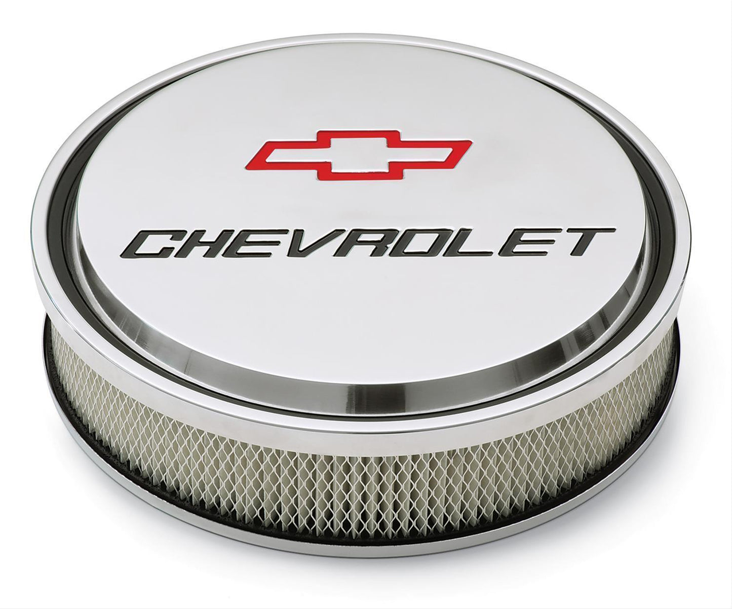 Proform PR141-833 Slant Edge 14" Polished Air Cleaner w/ Chevrolet Logo