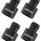 Aeroflow AF64-2885 ID Injector Adapter Short Suit 11mm Fuel Rail Black 4Pk