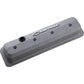 Proform PR141-842 Die-Cast Aluminium Slant Edge Valve Covers Gray suit SB Chev Vortec w/ Raised Chevrolet Logo & Bowtie Emblem